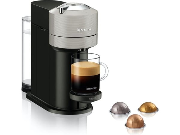 Krups Nespresso Vertuo Next XN910B10WP - Kaffemaskin - lysegrå