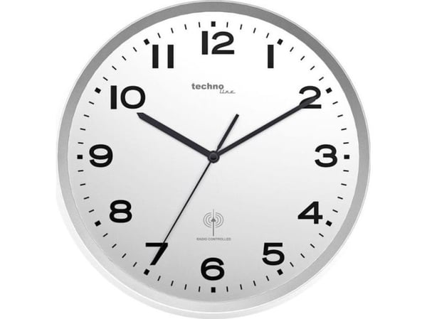 TECHNOLINE WT8500 radioväggur silver 30 cm