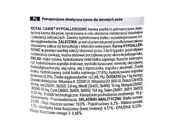 ROYAL CANIN Hypoallergenic - tørfoder til hunde - 2 kg