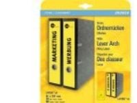 Avery L4755 - Gul - 61 x 297 mm 60 stk (20 ark x 3) filmappeetiketter
