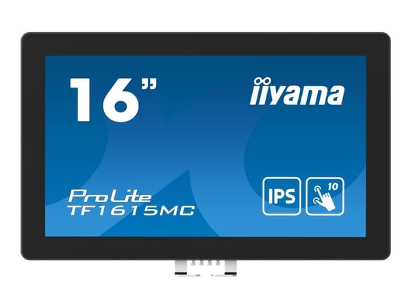 IIYAMA TFT TF1615MC 39.5cm PCAP 15.6''/1920x1080/DP/HDMI/VGA/TOUCH
