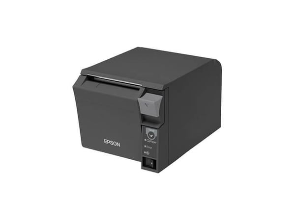 Epson TM T70II - Kvitteringsskriver - termolinje - Rull (8 cm) - 180 x 180 dpi - inntil 250 mm/sek - seriell, Bluetooth, USB 2.0