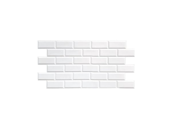 Grace Baltic PVC-panel vit enhet 966?×484 mm