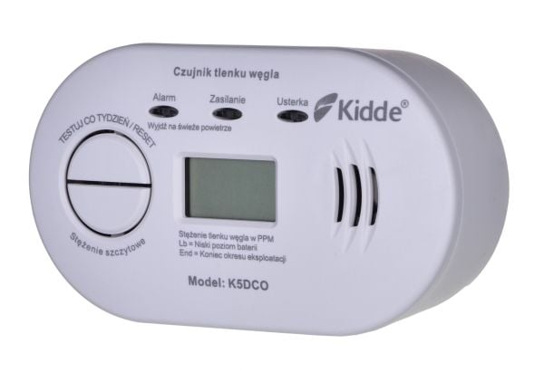 LCD-hiilimonoksidi-ilmaisin K5DCO Kidde Kidde