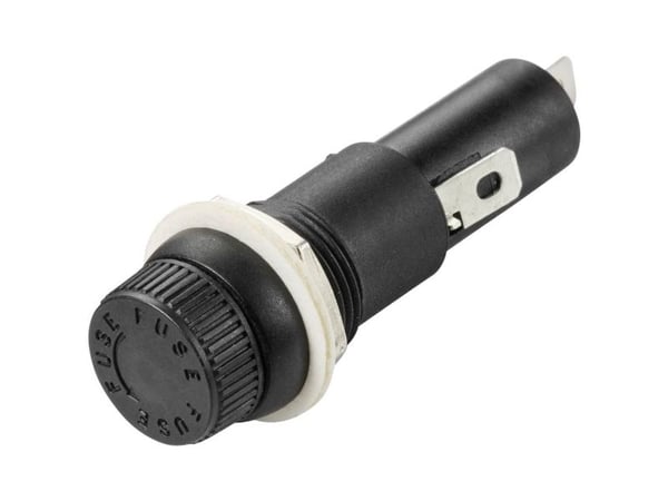 TRU COMPONENTS TC-R3-46B B Sikringsholder Passer til Finsikring 5 x 20 mm 15 A 250 V/AC 1 stk