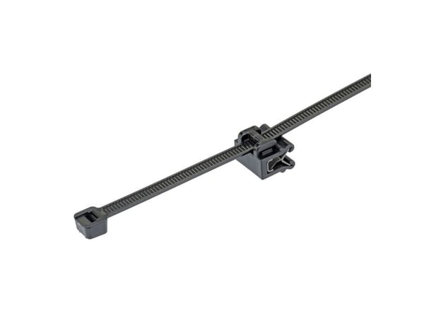 Panduit CMSA12-2S-C300, Kaksiaukkoinen johdinside, Nailon, Musta, 222 N, V2, -60 - 115 °C