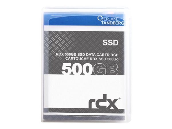 Overland-Tandberg - RDX SSD-patron - 500 GB - med 3-års Advanced Replacement Service - for Tandberg Data RDX QuikStation 8; Overland-Tandberg RDX Q...