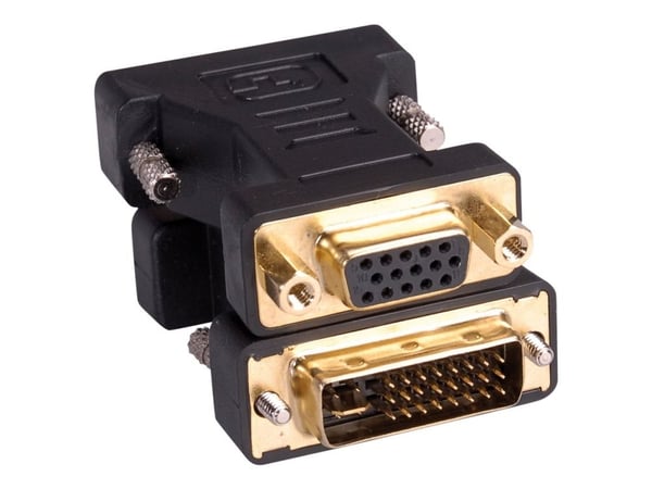 Roline - Displayadapter - DVI-A (hann) til HD-15 (VGA) (hunn) - svart