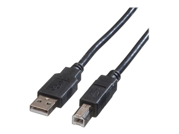 Roline - USB-kaapeli - USB (han) til USB Type B (han) - USB 2.0 - 80 cm - lajiteltu