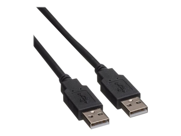 Roline - USB-kabel - USB (hane) till USB (hane) - USB 2.0 - 1.8 m - svart