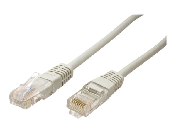 Roline - Patch-kaapeli - RJ-45 (uros) - RJ-45 (uros) - 15 m - UTP - CAT 5e - harmaa