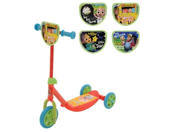 Cocomelon 4-in-1 Deluxe kolmipyöräinen kolmipyörä kolmipyörä