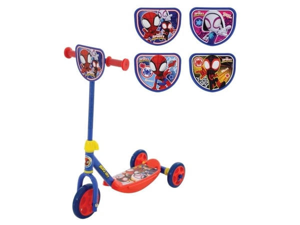Spidey and His Amazing Friends 4-in-1 Deluxe kolmipyöräinen skootteri