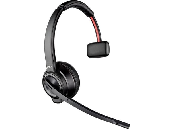 Poly Savi 8200 Series W8210 Spare - Hodesett - on-ear - DECT - trådløs - aktiv støydemping - med ladeholder