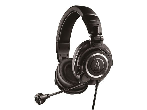 Audio-Technica ATH M50xSTS StreamSet - Hodesett - full størrelse - kablet - USB-A - lydisolerende