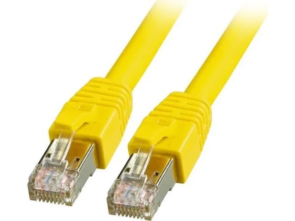 EFB Elektronik K5528GE.1, 1 m, Cat8.1, S/FTP (S-STP), RJ-45, RJ-45, Gult