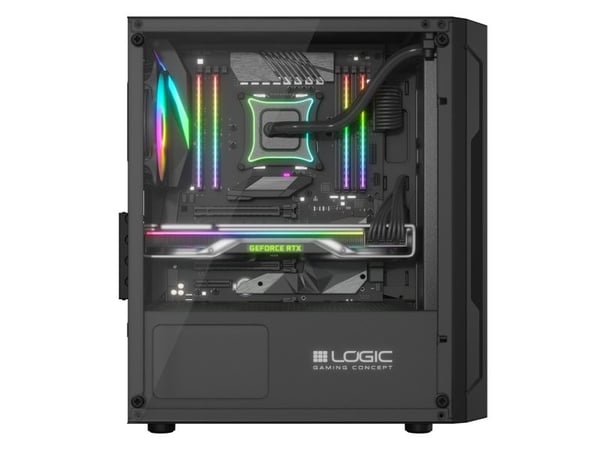 LOGIC ARAMIS ARGB mATX/mITX Mini USB 3.0 Black Case (without power supply)
