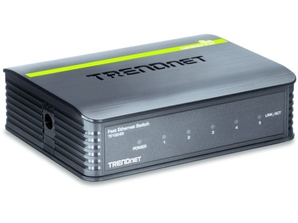 TRENDnet TE100 S5 - Switch - 5 x 10/100 - stasjonær