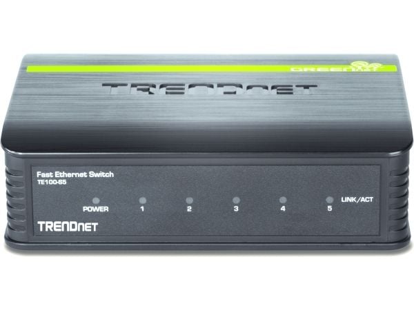 TRENDnet TE100 S5 - Switch - 5 x 10/100 - stasjonær