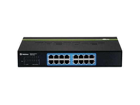 Trendnet TEG-S16DG, Hallitsematon, Täysin kaksipuolinen, Telineasennus