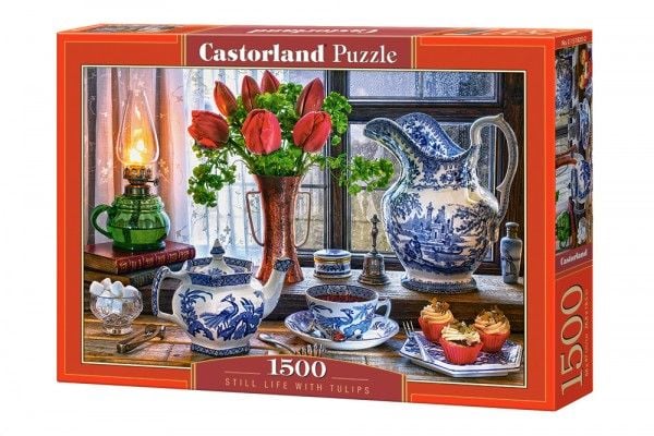 Castorland Puzzle 1500 Stilleben med Tulipaner CASTOR