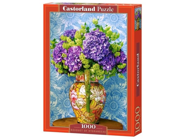 Castorland Bouquet of Hydrangeas 1000 pcs, 1000 stykker, Flora, 9 år