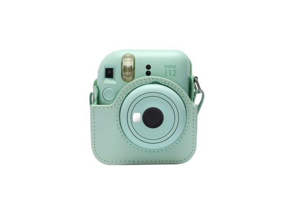 Fujifilm Instax - Eske for kamera - kunstlær - peppermyntegrønn - for Instax Mini 12