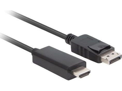 Lanberg - Adapterkabel - DisplayPort hann til HDMI hann - 5 m - dobbeltisolert - svart