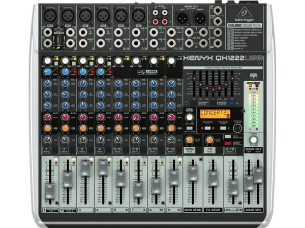 Behringer QX1222USB lydmikser 16 kanaler