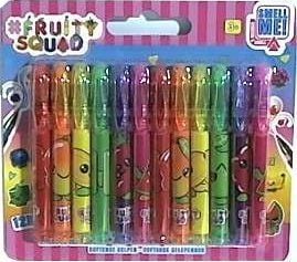 Canenco Fruity Squad gelpennor med doft mini 12 färger