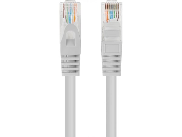 PATCHCORD CAT.6 UTP 7.5M SZARY FLUKE LÄPÄISSYT LANBERG