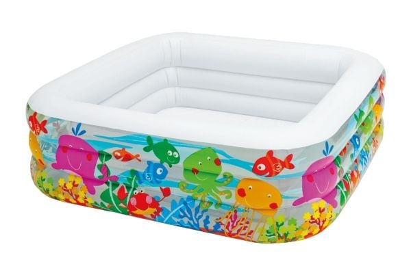 Intex oppblåsbar fisk i akvarium 159 x 159 x 50 cm Intex oppblåsbar fisk i akvarium 159 x 159 x 50 cm