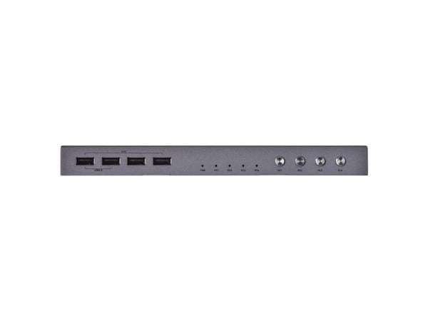 Unitek V306A - KVM / lyd / USB-svitsj - 4 in, 1 out - 4 x KVM / USB - stasjonær