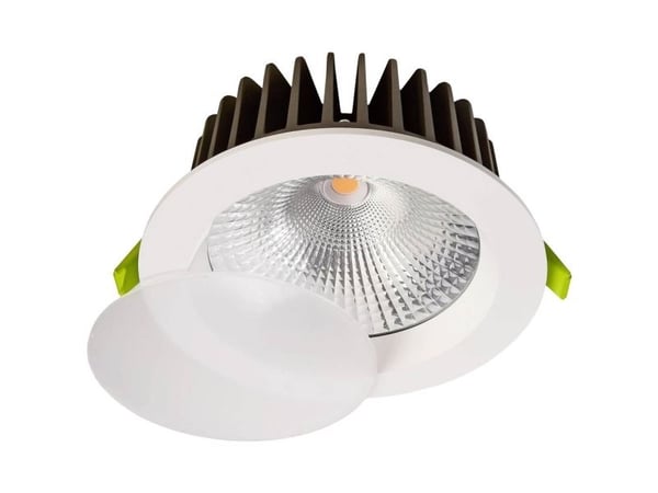 Deko Light 565180 COB 130 LED innfelt belysning EEK: G (A - G) LED innebygd 18,50 W trafikkhvit (RAL 9016)