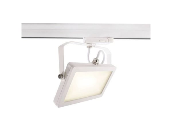 Deko Light Flood høyvolt skinnesystem-lampe LED innebygd 15 W EEK: E (A - G) RGB Trafikkhvit (RAL 9016)