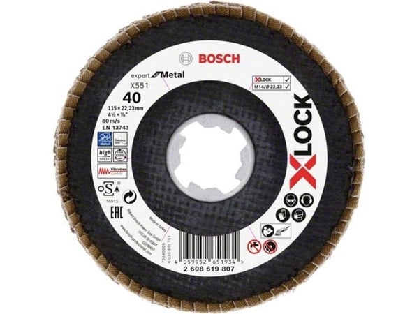 Bosch Accessories 2608619807 Lamelskiver Diameter 115 mm N/A 10 stk