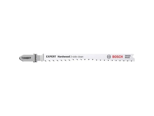 Bosch T 308 BFP, Stikksagblad, Laminert Panel, Gipsplater, Bimetall, Rustfritt stål, 2 mm, 5 cm