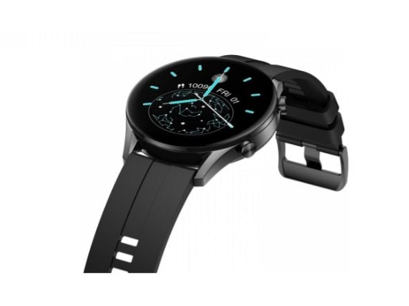 Smartklokke Oro-med Smart FIT7 Pro, Grafittkropp med svart reim