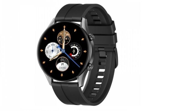 Smartklokke Oro-med Smart FIT7 Pro, Grafittkropp med svart reim