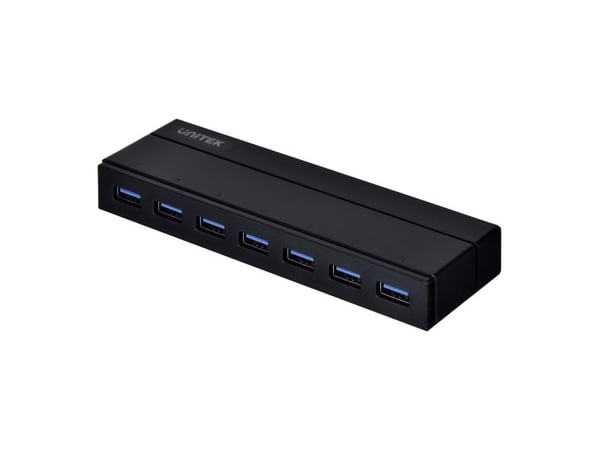 Unitek Y-3184 - Hub - 7 x SuperSpeed USB 3.0 - stasjonær