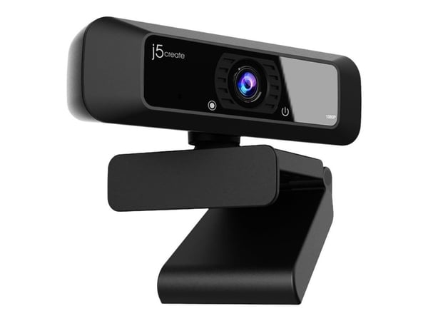 j5create JVCU100-N USB™ HD -verkkokamera 360°-kierrolla, 2,07 MP, 1920 x 1080 pikseliä, Full HD, 30 fps, 640x480@30fps, 1280x720@30fps, 1920x1080@3...
