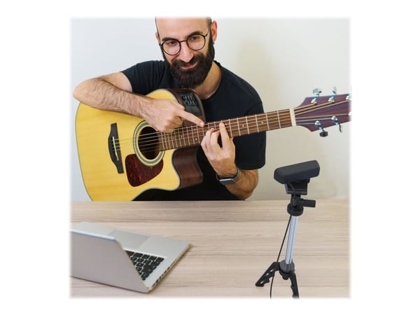j5create JVCU100-N USB™ HD -verkkokamera 360°-kierrolla, 2,07 MP, 1920 x 1080 pikseliä, Full HD, 30 fps, 640x480@30fps, 1280x720@30fps, 1920x1080@3...