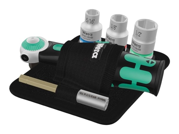 Wera Zyklop Pocket Set Imperial 2 Bit ruuvimeisseli 1/4, 3/8