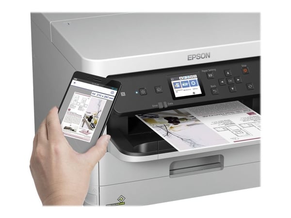 Epson WorkForce Pro WF-C529RDW - Skriver - farge - Dupleks - ink-jet - A4/Legal - 4800 x 1200 dpi - opp til 24 spm (mono) / inntil 24 spm (farge) -...