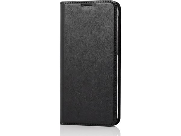 Wave BookCase -suojakotelo, Samsung Galaxy A42 5G, musta