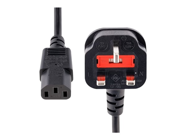 StarTech.com PXT101UK, 1,8 m, BS 1363, C13 liitin, SVT, 250 V, 10 A