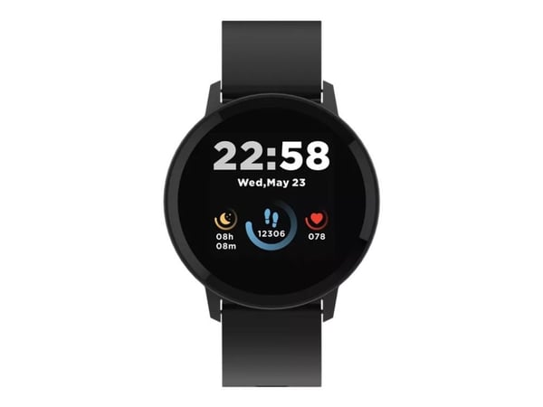 Canyon SW-63 - 42 mm - smart klocka med rem - silikon - display 1.3" - 512 KB - Bluetooth - 35 g  - svart