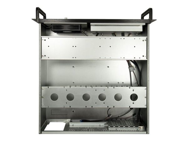 Inter-Tech IPC 4U-4460TFT - Rackmonterbar - utvidet ATX (E-ATX) - ingen strømforsyning (ATX / PS/2) - USB