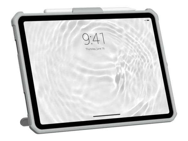 UAG Scout Healtcare Series Case for iPad 10.9 (10th Gen, 2022) - Scout w HS & KS Healthcare White/Gray - Baksidedeksel for nettbrett - med stativ o...