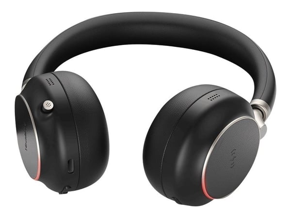 Yealink BH76 - Headset - på örat - Bluetooth - trådlös - aktiv brusradering - USB-A via Bluetooth-adapter - svart - Certifierad för Microsoft-teams